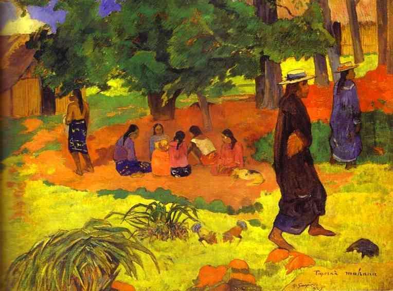 Taperaa Mahana - Paul Gauguin Painting